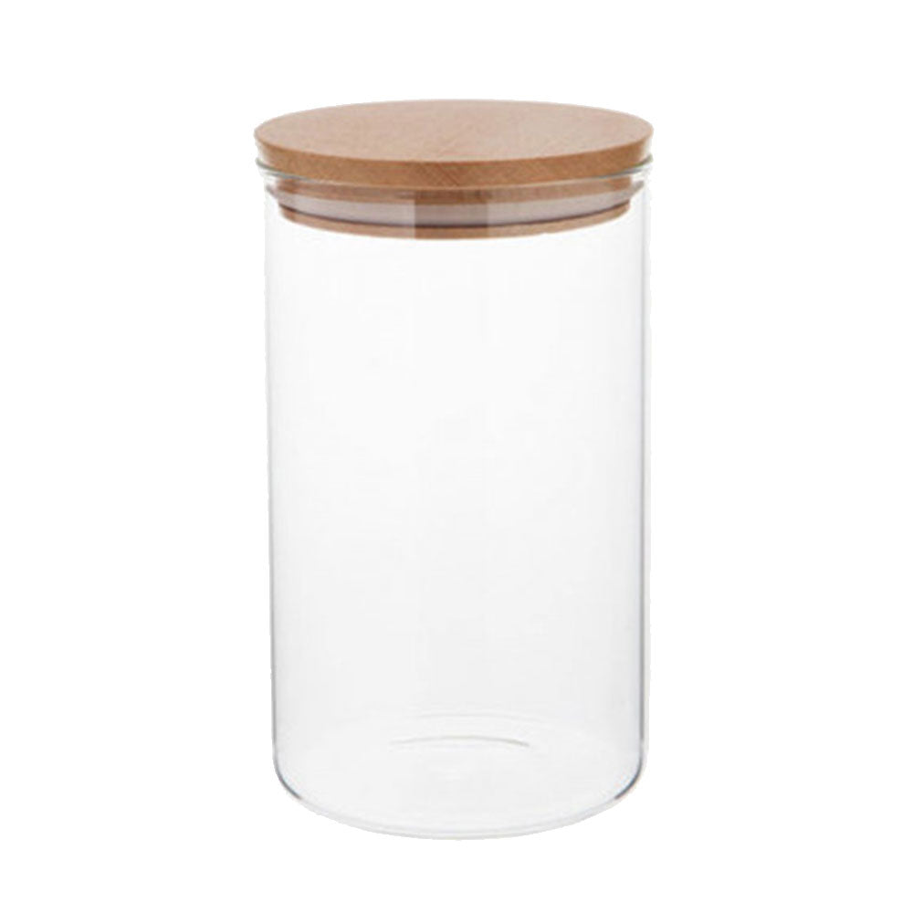 Storage Canister with Bamboo Lid