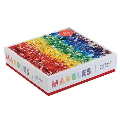 Galison Rainbow Marbles Puzzle 500pc