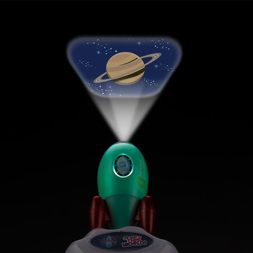 National Geographic Space Rocket Projector & Night Light