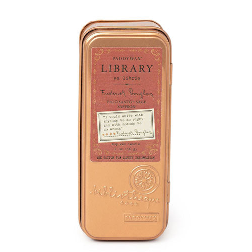 Library Dual Wick Candle in Travel Tin 3oz