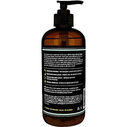 Black Oak Hair Face & Body All In One Wash 473mL (16oz)