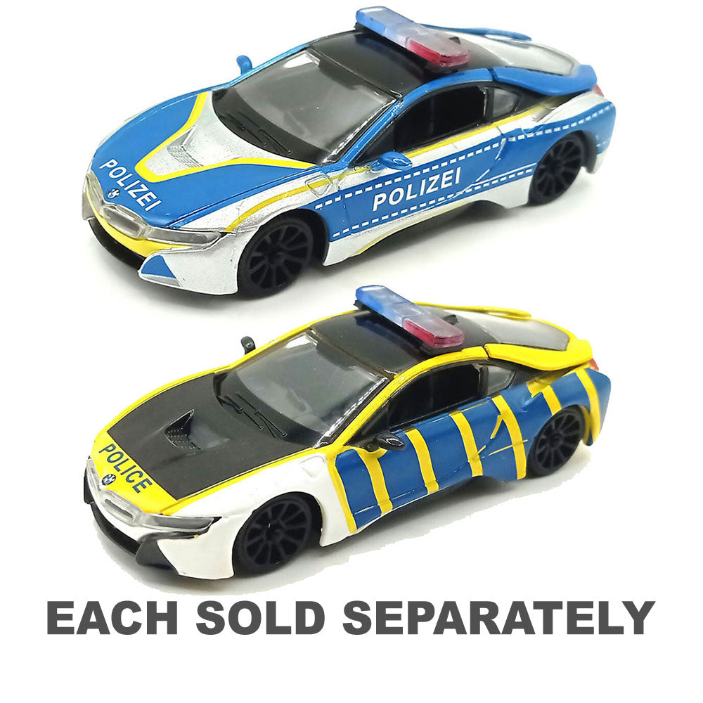 BMW i8 Coupe Police Series 1:43 Model Car