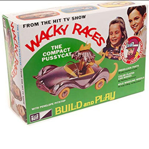 Wacky Races Compact Pussycat Plastic Kit 1:32 Scale
