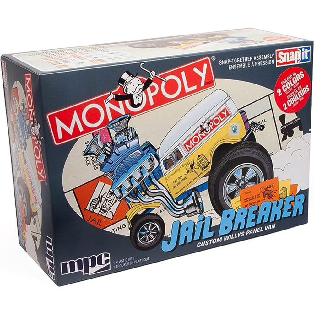 Monopoly Willys Panel Jail Breaker Plastic Kit 1:25 Scale