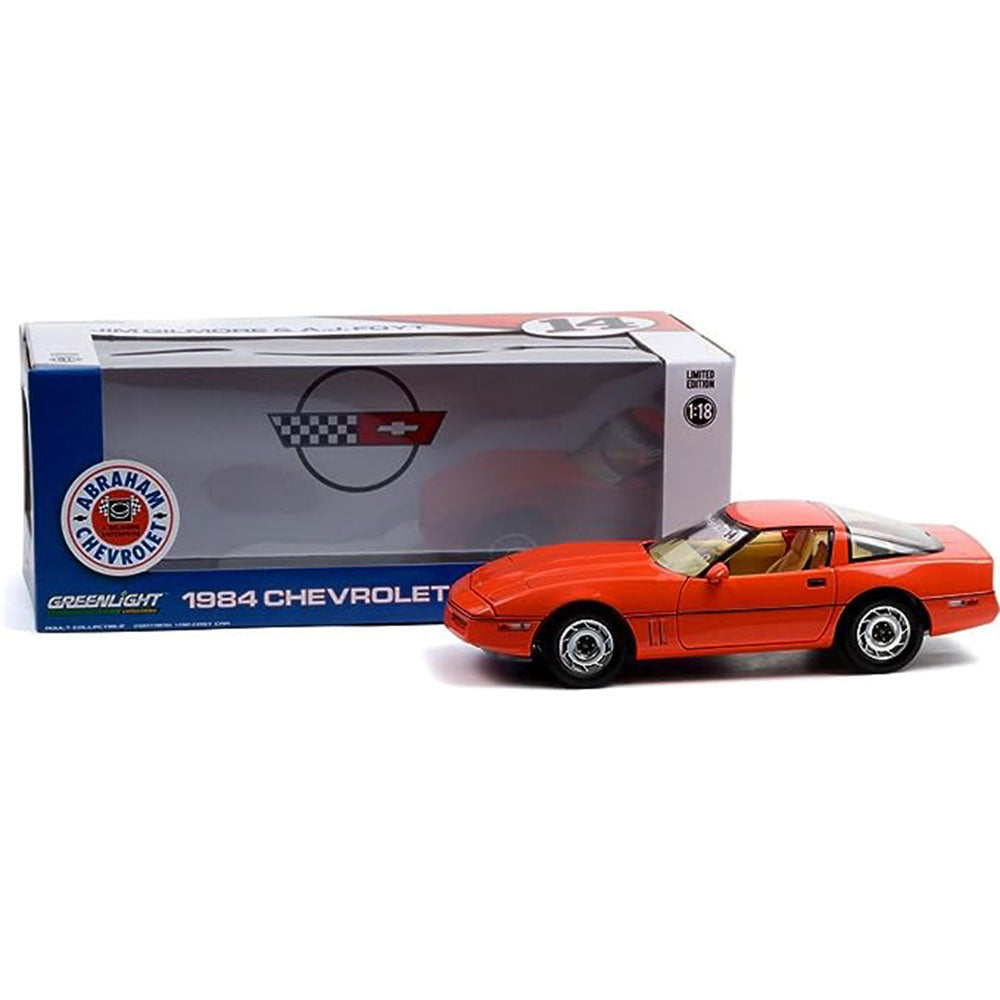 1984 Chevrolet Corvette C4 1:18 Model Car (Orange)