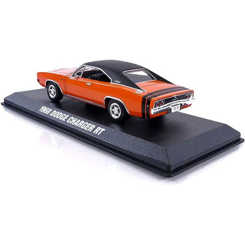 1968 Dodge Bengal Charger R/T w/ Stripes 1:43 Scale (Orange)