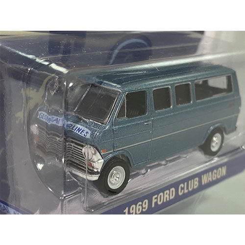 1969 Ford Club Wagon Global Airlines 1:64 Scale (Set of 6)