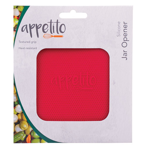 Appetito Silicone Jar Opener (Red)