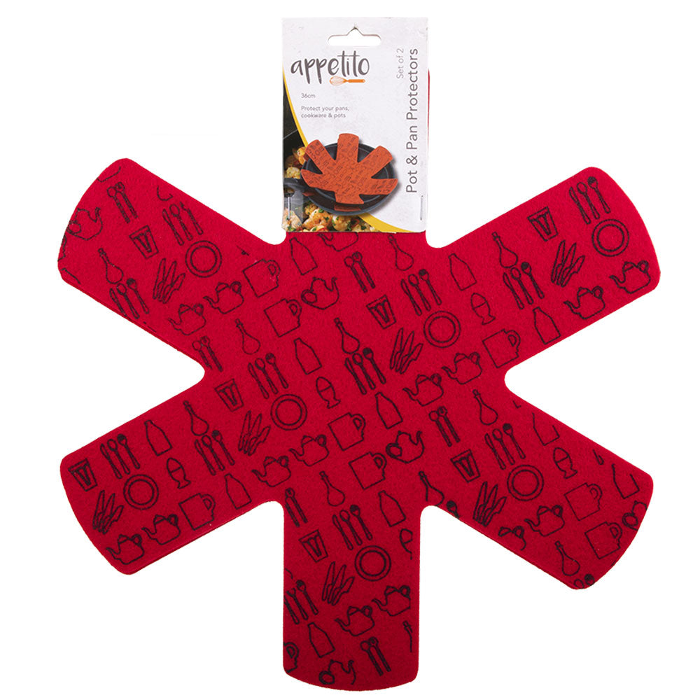 Appetito Topf- und Pfannenschutz (2er-Set)