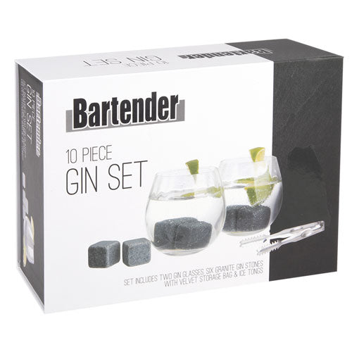 Bartender 10-Piece Gin Set