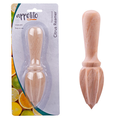 Appetito Wood Citrus Reamer (Carded)