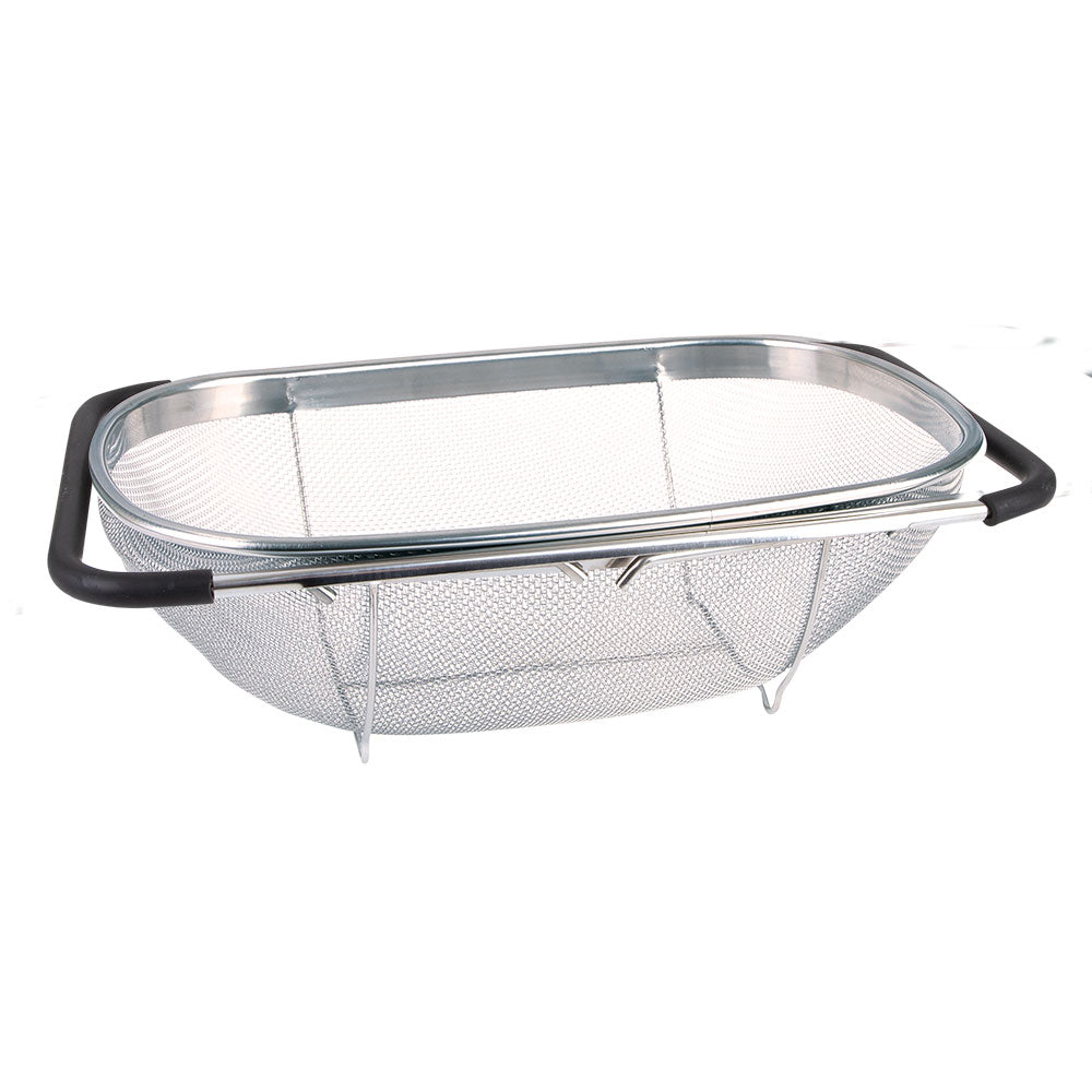 Appetito Stainless Steel Large Expandable Sink Top Strainer
