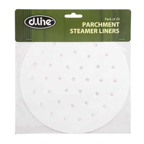 D.Line Parchment Steamer Liners 19cm (Pack of 20)