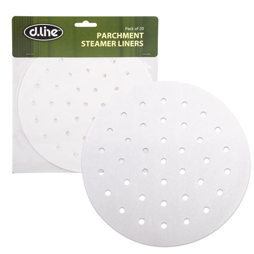 D.Line Parchment Steamer Liners 19cm (Pack of 20)