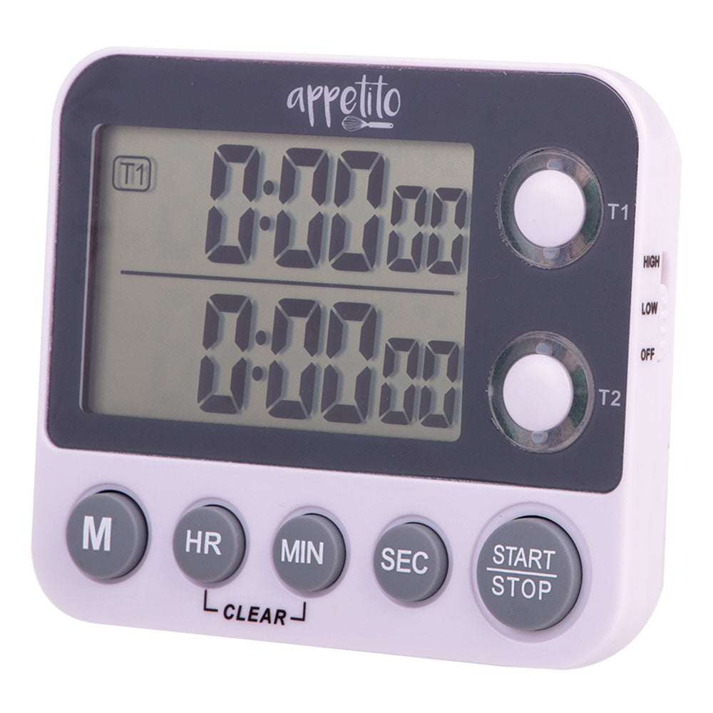 Appetito Dual 100 Hours Digital Timer