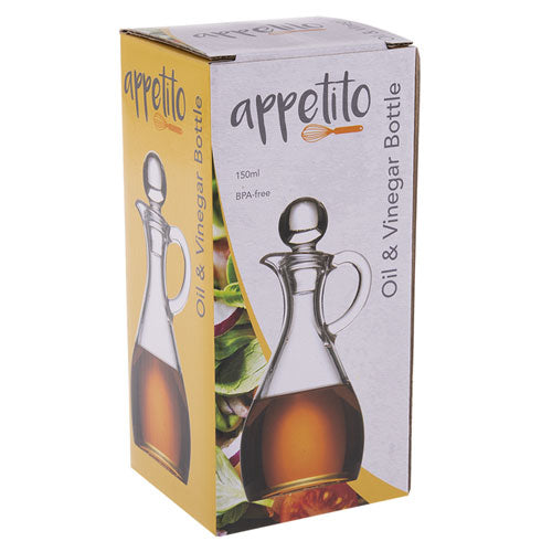 Appetito Oil & Vinegar Bottle 150mL (Clear)