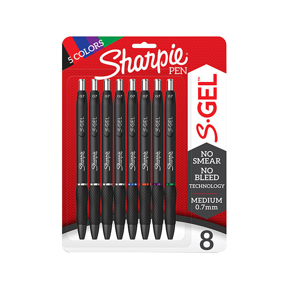 Sharpie S-Gel High Performance Gel Pen 8pk