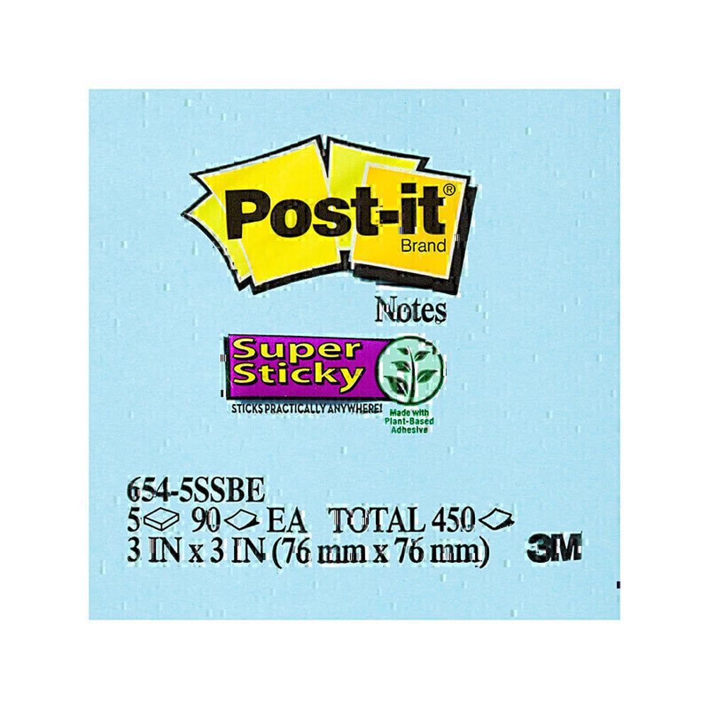 Post-It 76x76mm Super Sticky Notes (Box of 4)