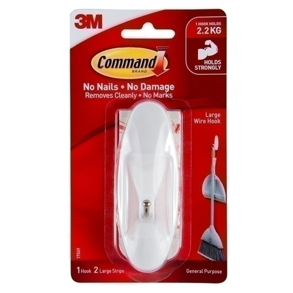 Command Large Wire Hook (Box of 4)