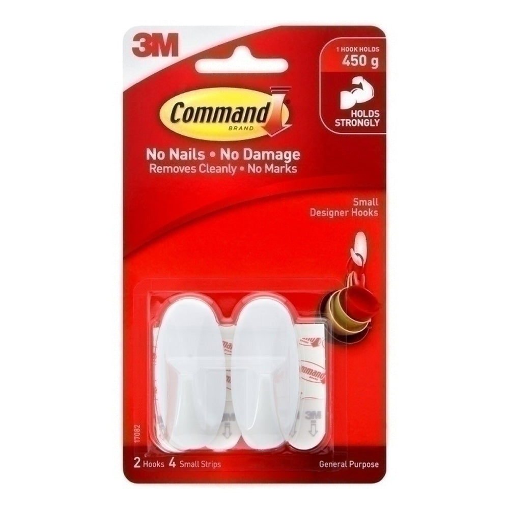 Command Small Designer Hooks (Box of 6)