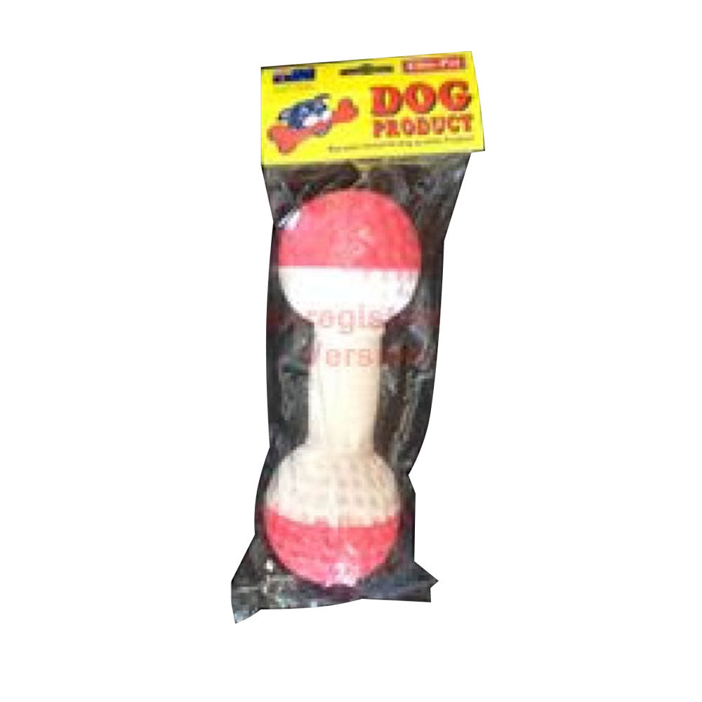 Elite Pet Squeaky Dumbell Dog Toy