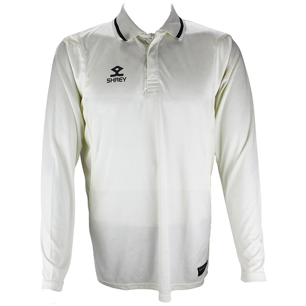 BAS Cricket Long Sleeve Shirt (Cream)
