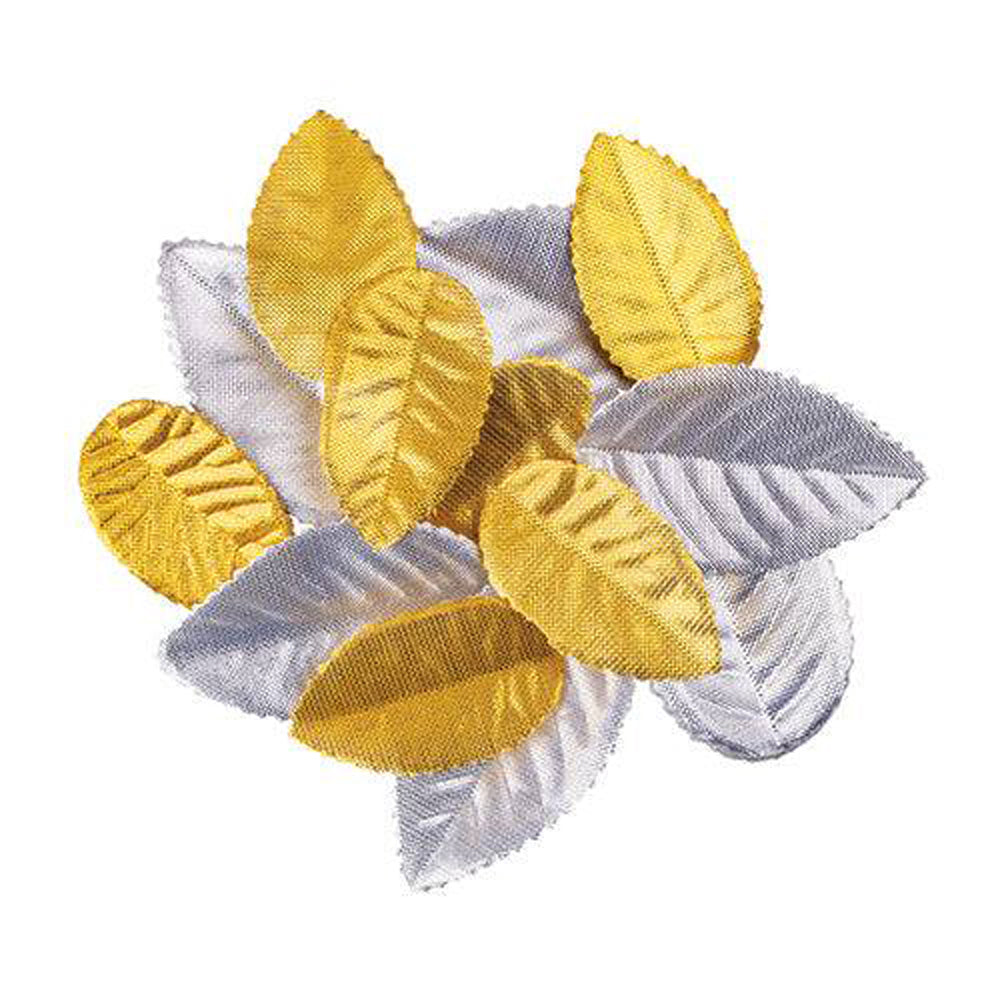 Mini Craft Leaves Metallic 60pcs