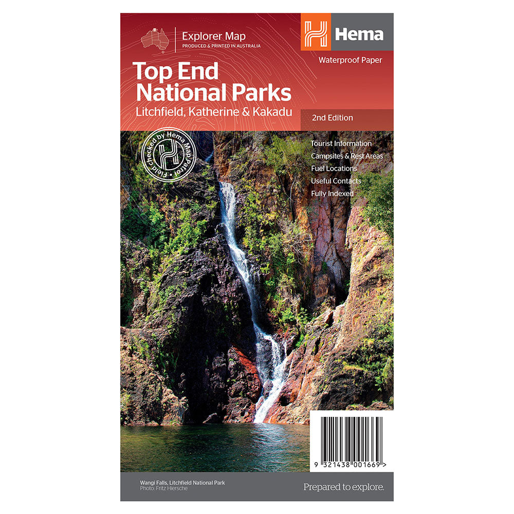 Hema Top End National Parks Map