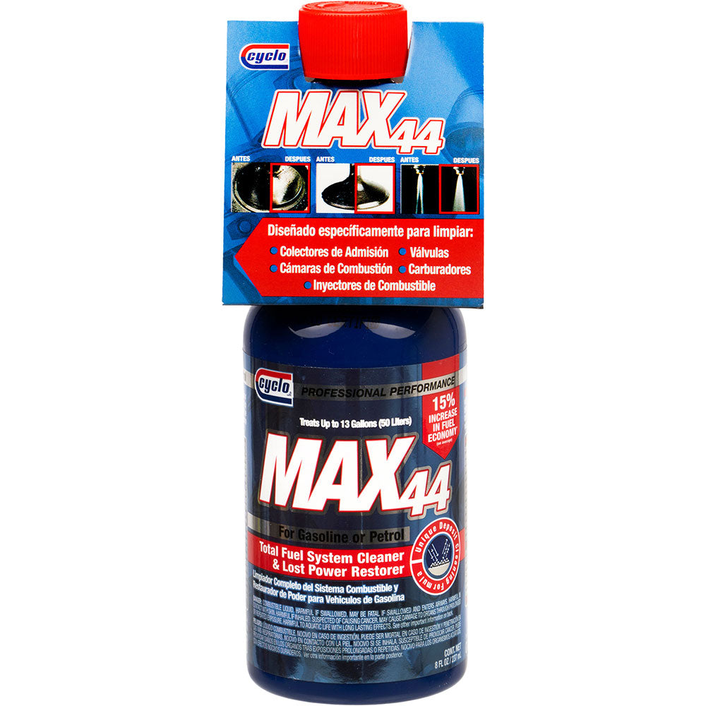 Cyclo Max44 Total Fuel System Cleaner 237mL (Gasolne/Petrol)