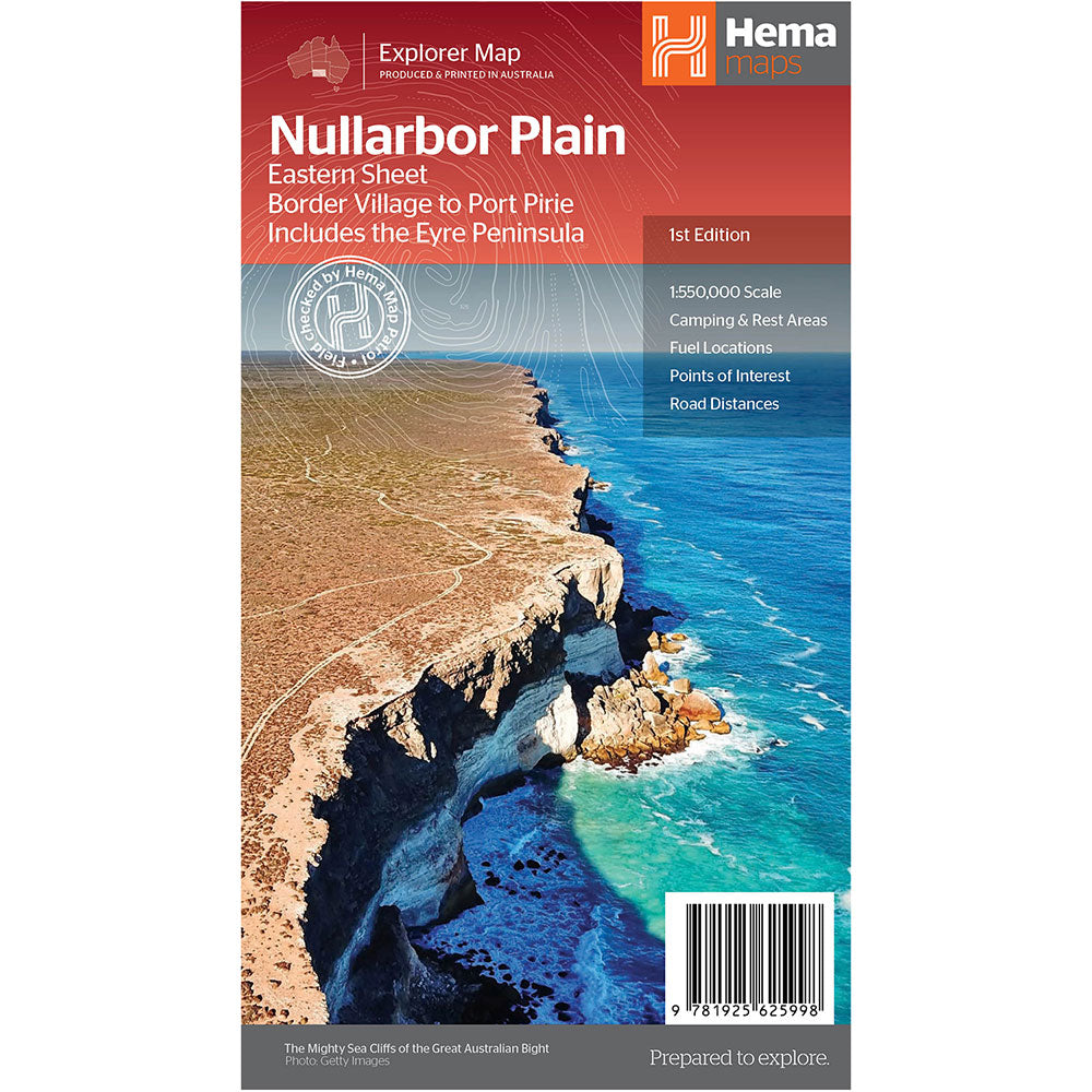 Hema Nullarbor Plain Map