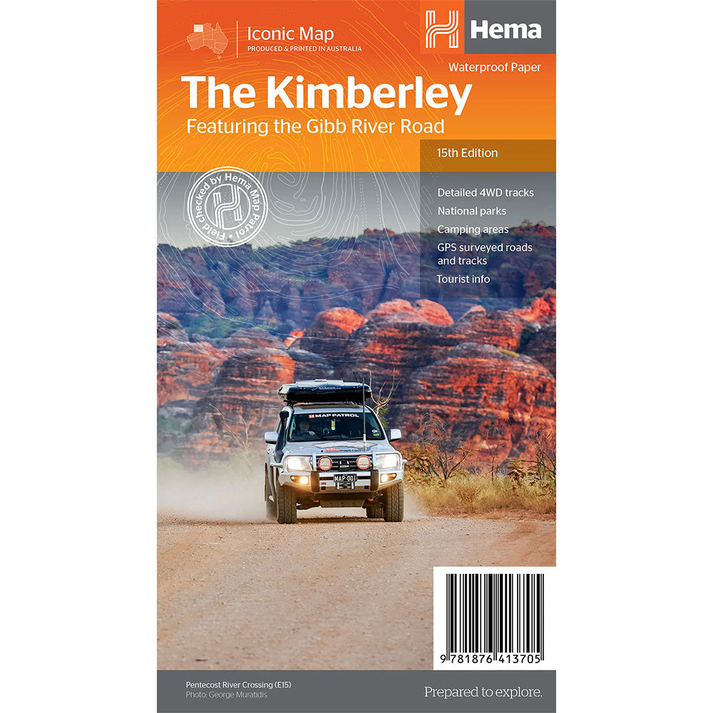 Hema the Kimberley featuring the Gibb River Road Map