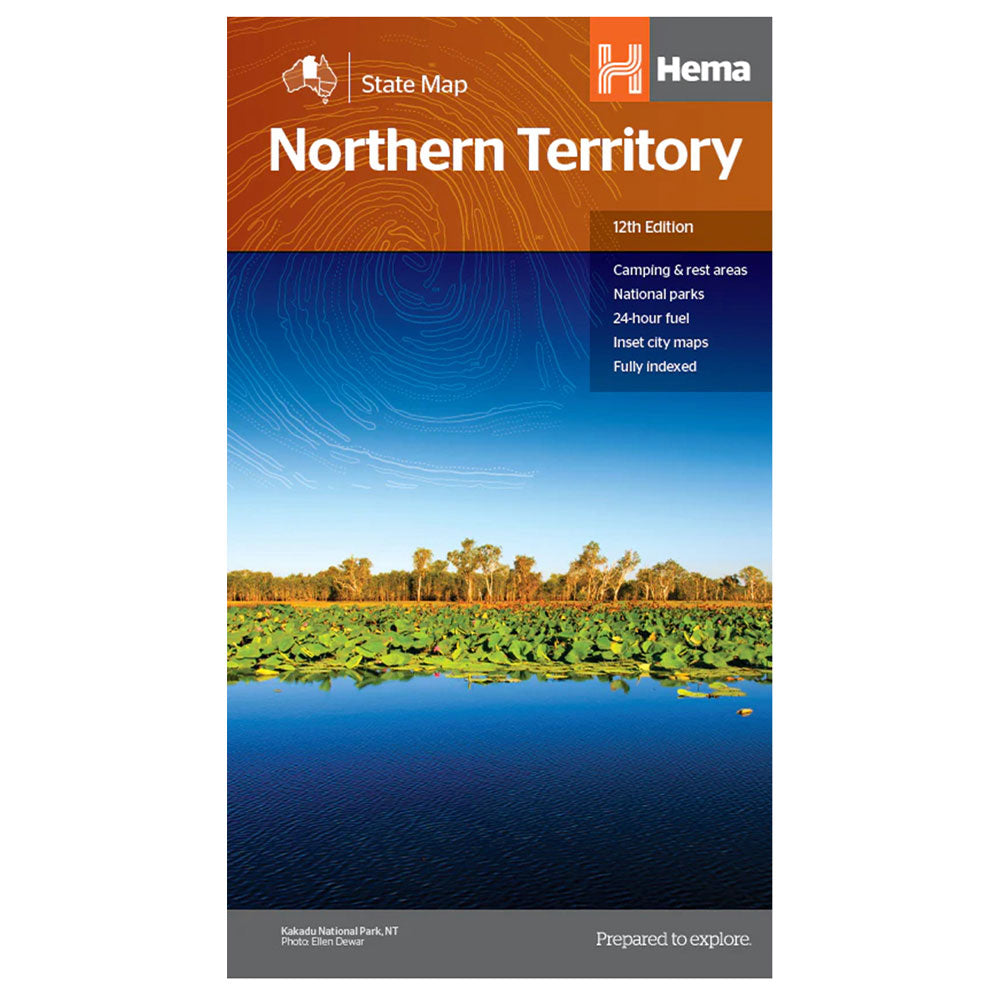 Hema Northern Territory State Map 12th Edition