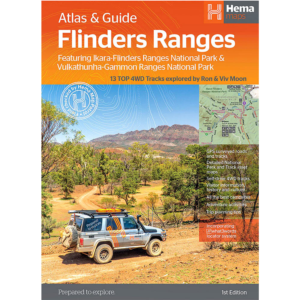 Hema Flinders Ranges Atlas & Guide 1st Edition