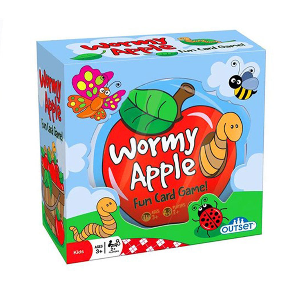 Wormy Apple Card Game in Tin