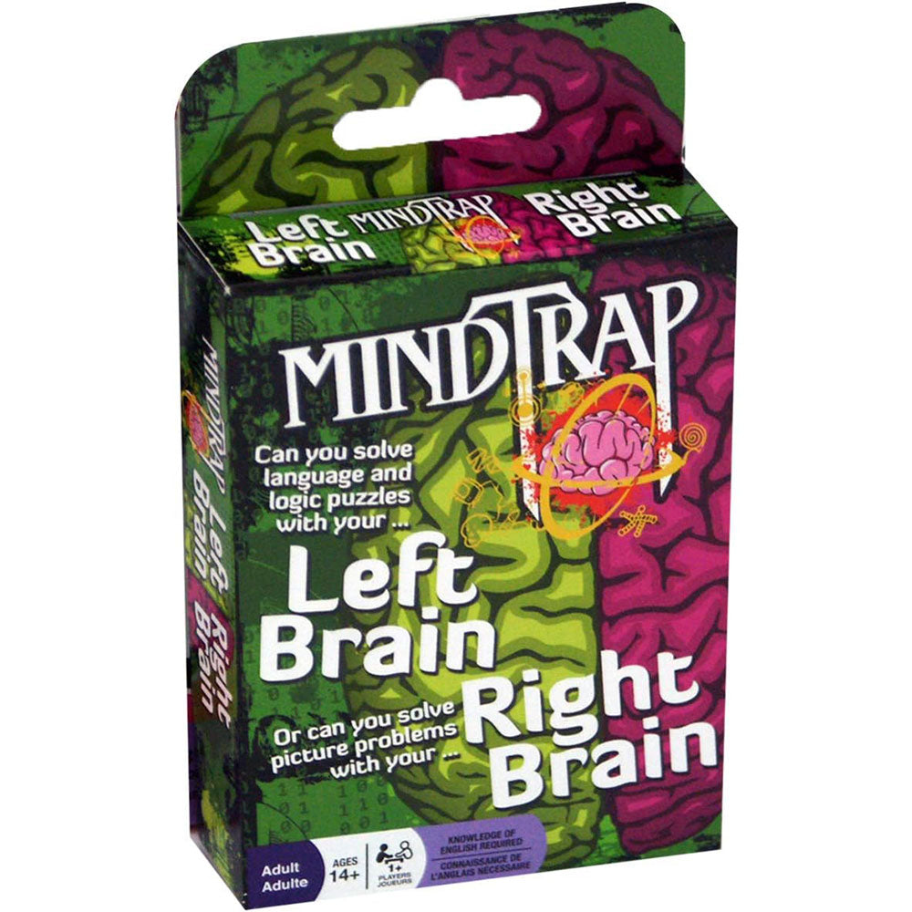 Mindtrap Cards Left Brain Right Brain Card Game