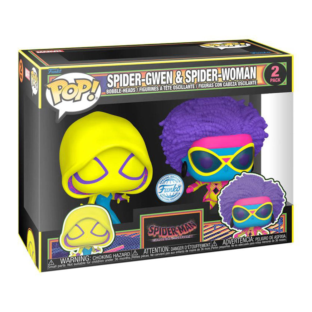 Spider-Verse Spider-Gwen & Spider-Woman US Exc BKLT Pop! 2pk