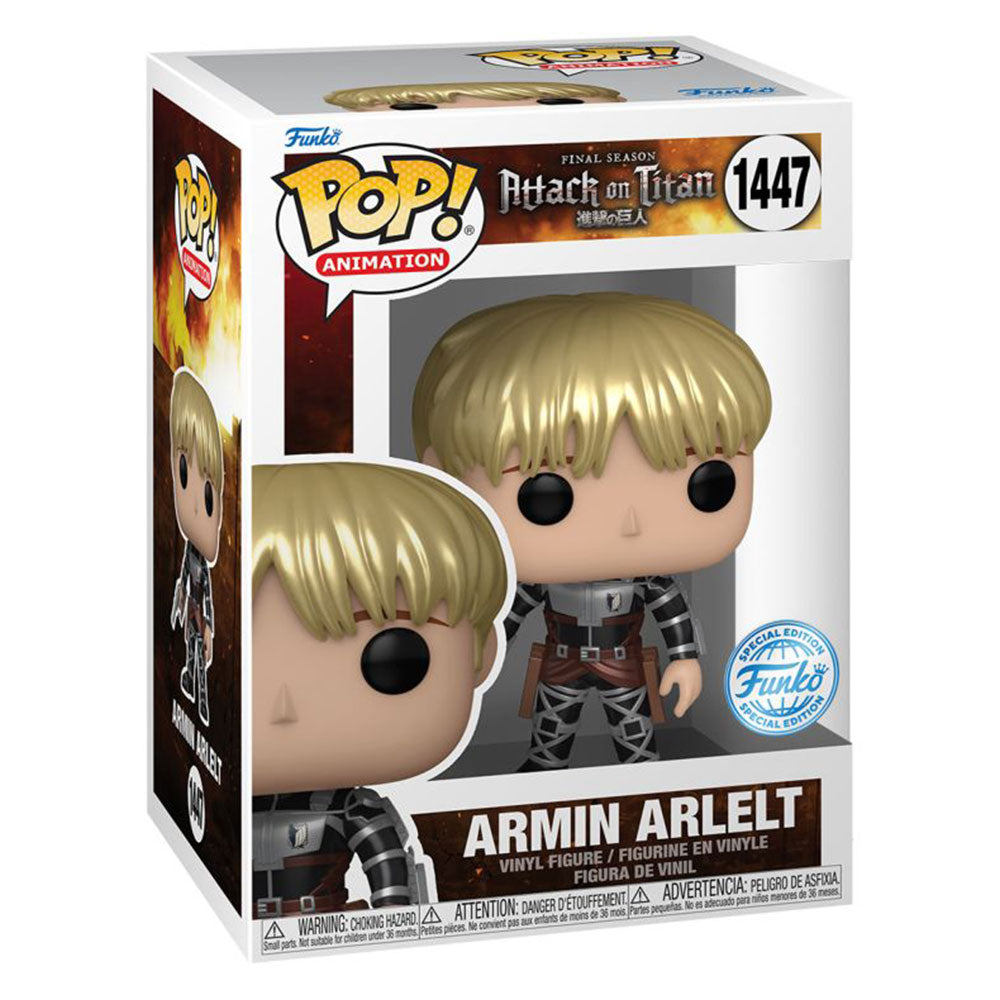 Attack on Titan Armin Arlert US Exclusve Metallic Pop! Vinyl