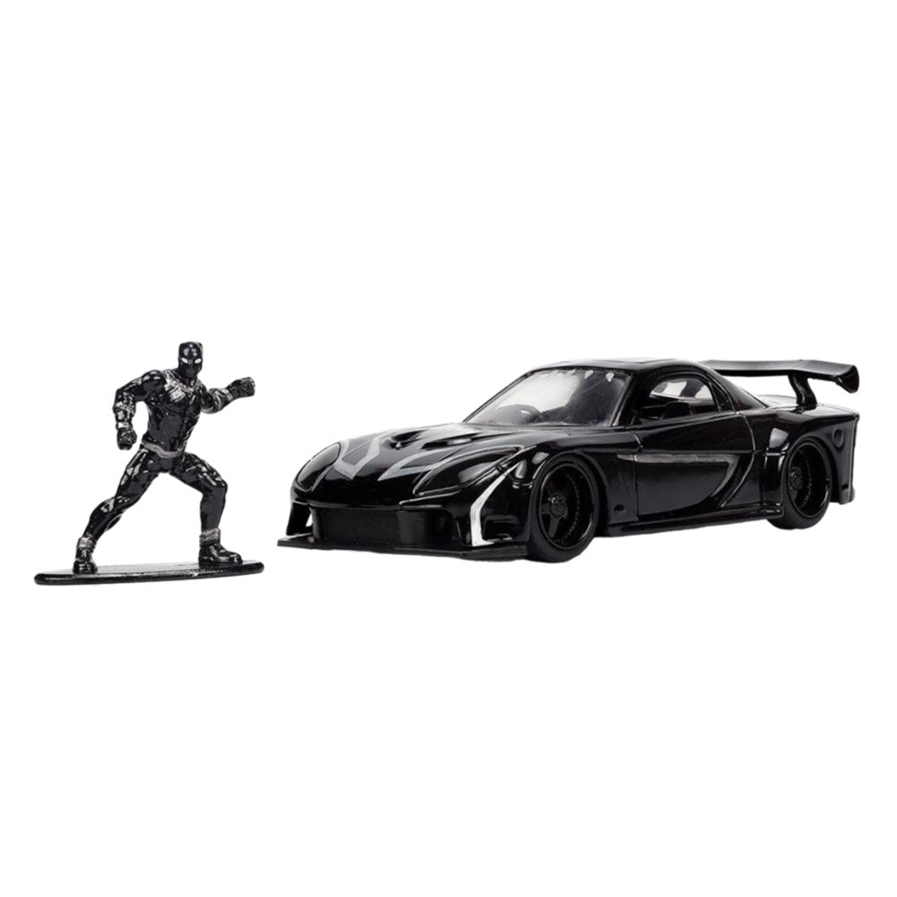Marvel Comics 1995 Mazda RX7 with Black Panther 1:32 Figure