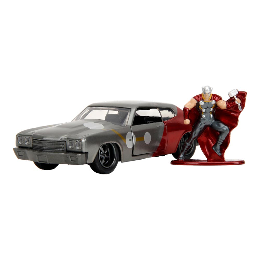 Marvel Comics 1970 Chevy Chevelle SS w/ Thor 1:32 Diecast