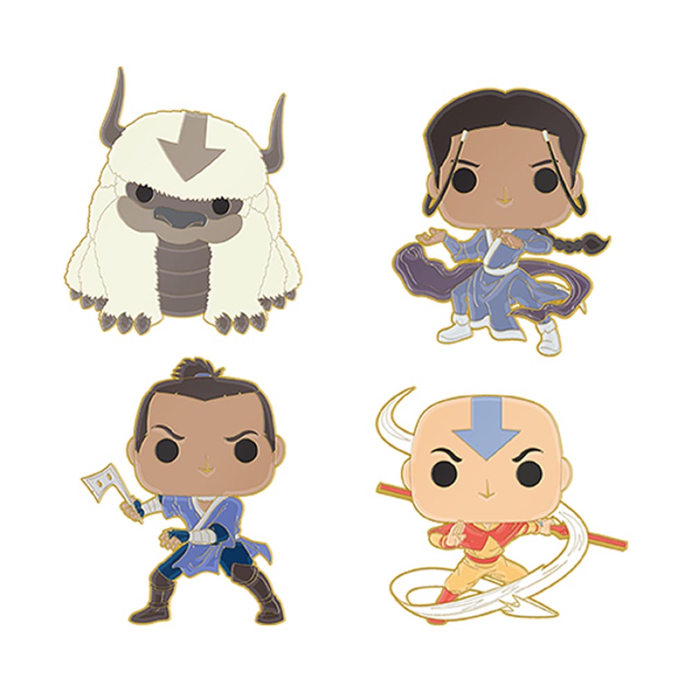 Avatar the Last Airbender Characters 4-Pack Pin Set