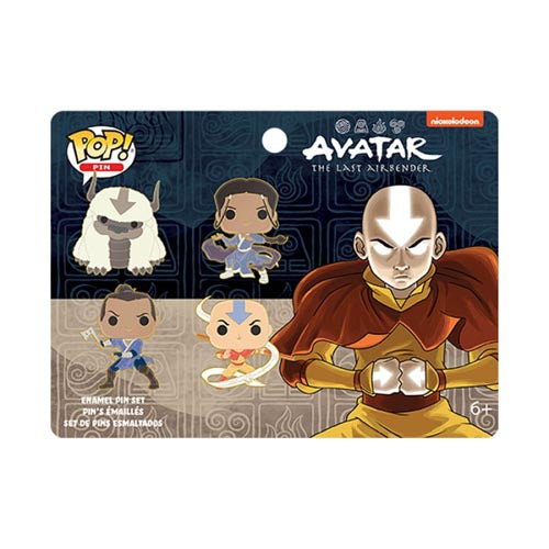 Avatar the Last Airbender Characters 4-Pack Pin Set