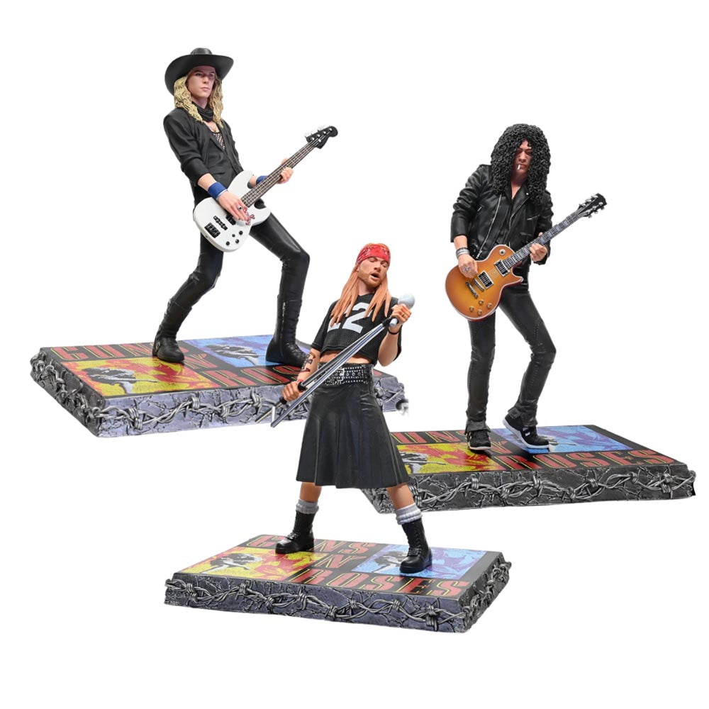 Guns N' Roses Rock Iconz Statues Set of 3