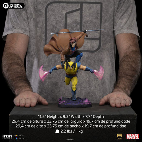 X-Men '97 Gambit & Wolverine Deluxe 1:10 Scale Statue
