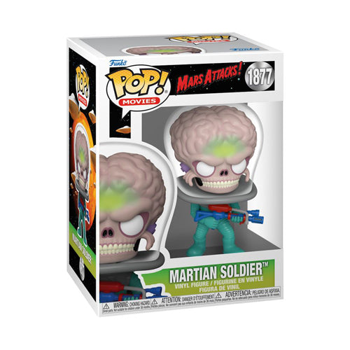 Mars Attacks Martian Soldier with Atomic Ray Gun Pop! Vinyl