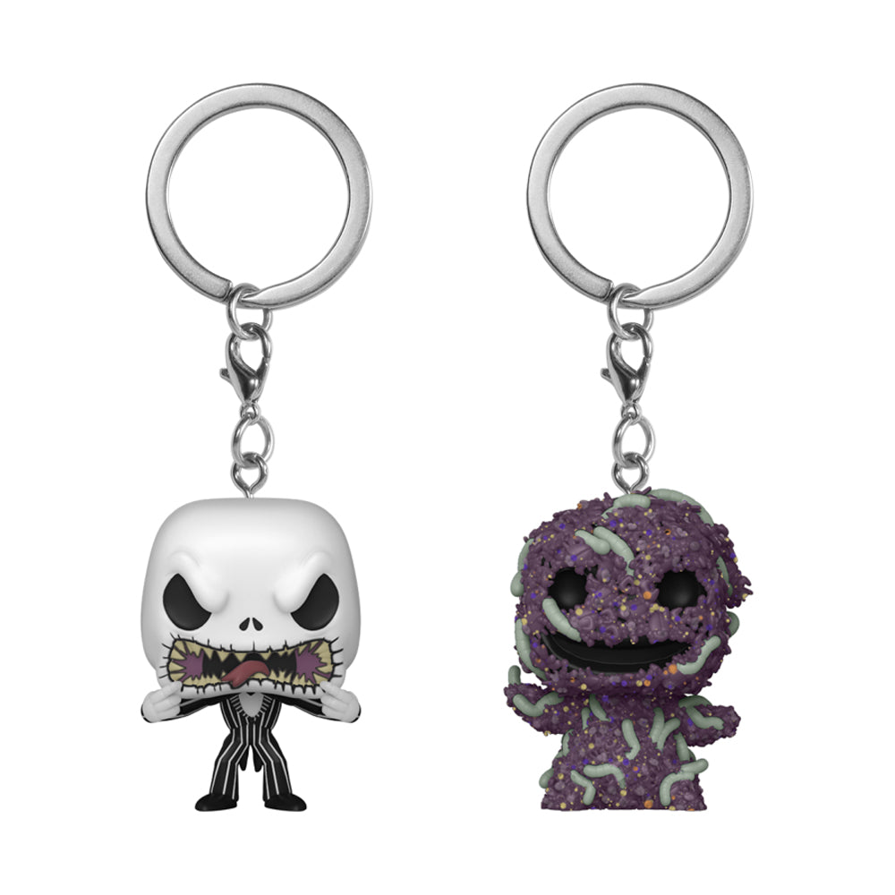Nightmare Before Christmas Jack & Oogie Boogie Pop! Keychain