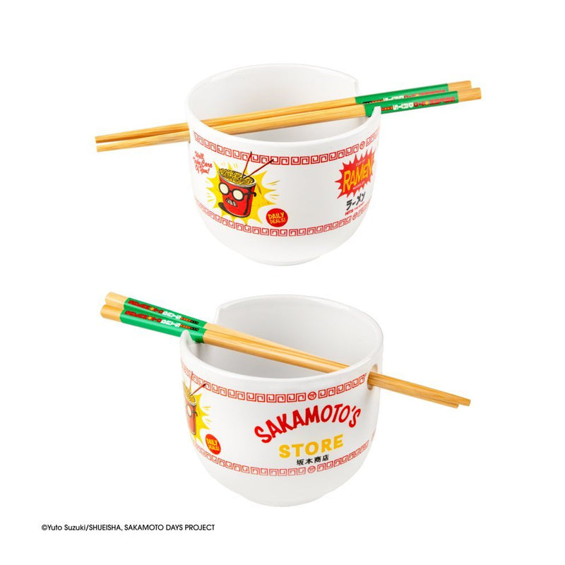 Sakamoto Days Sakamoto's Store Ramen Bowl with Chopsticks