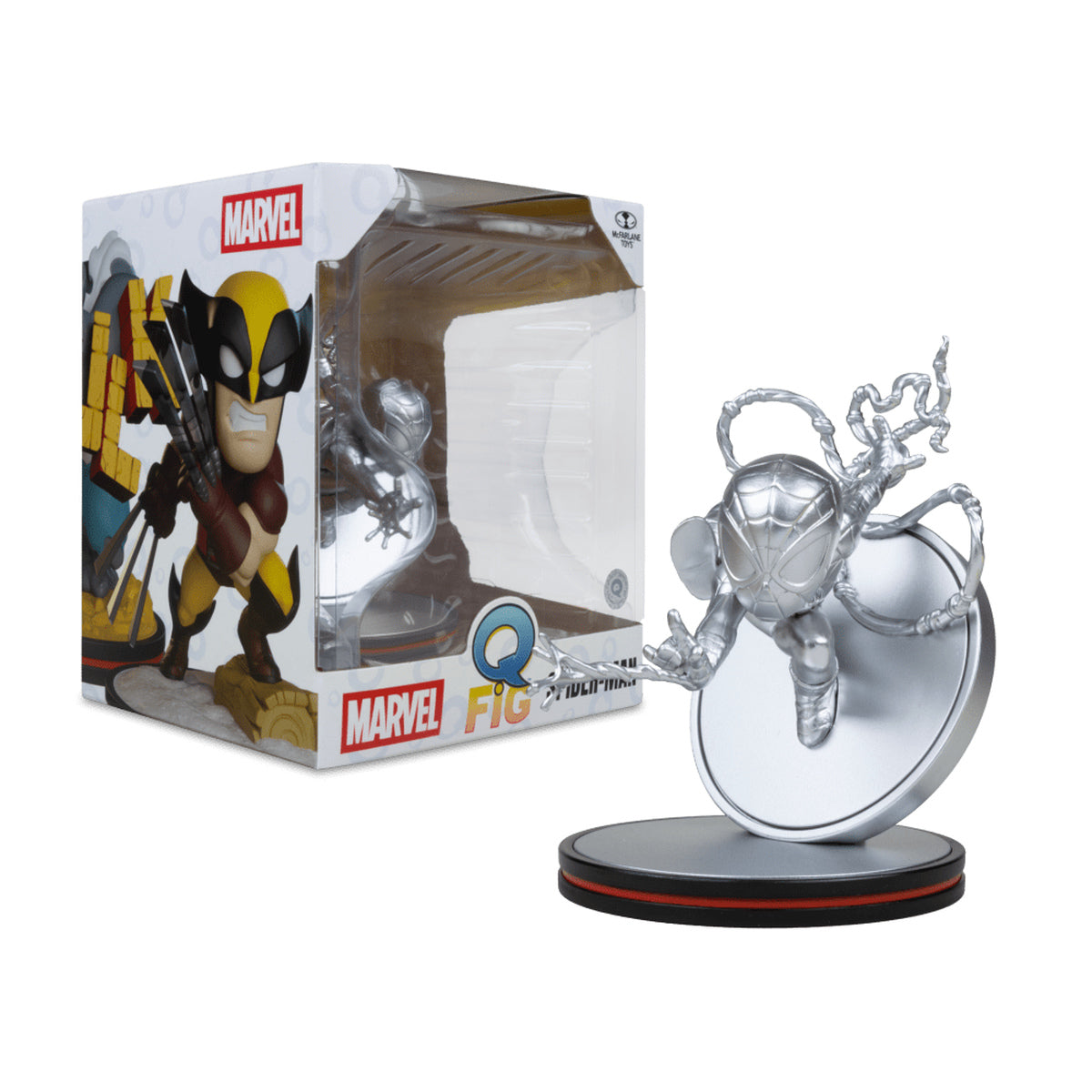 Marvel Spider-Man Metallic Variant Q-Fig Vinyl Figure