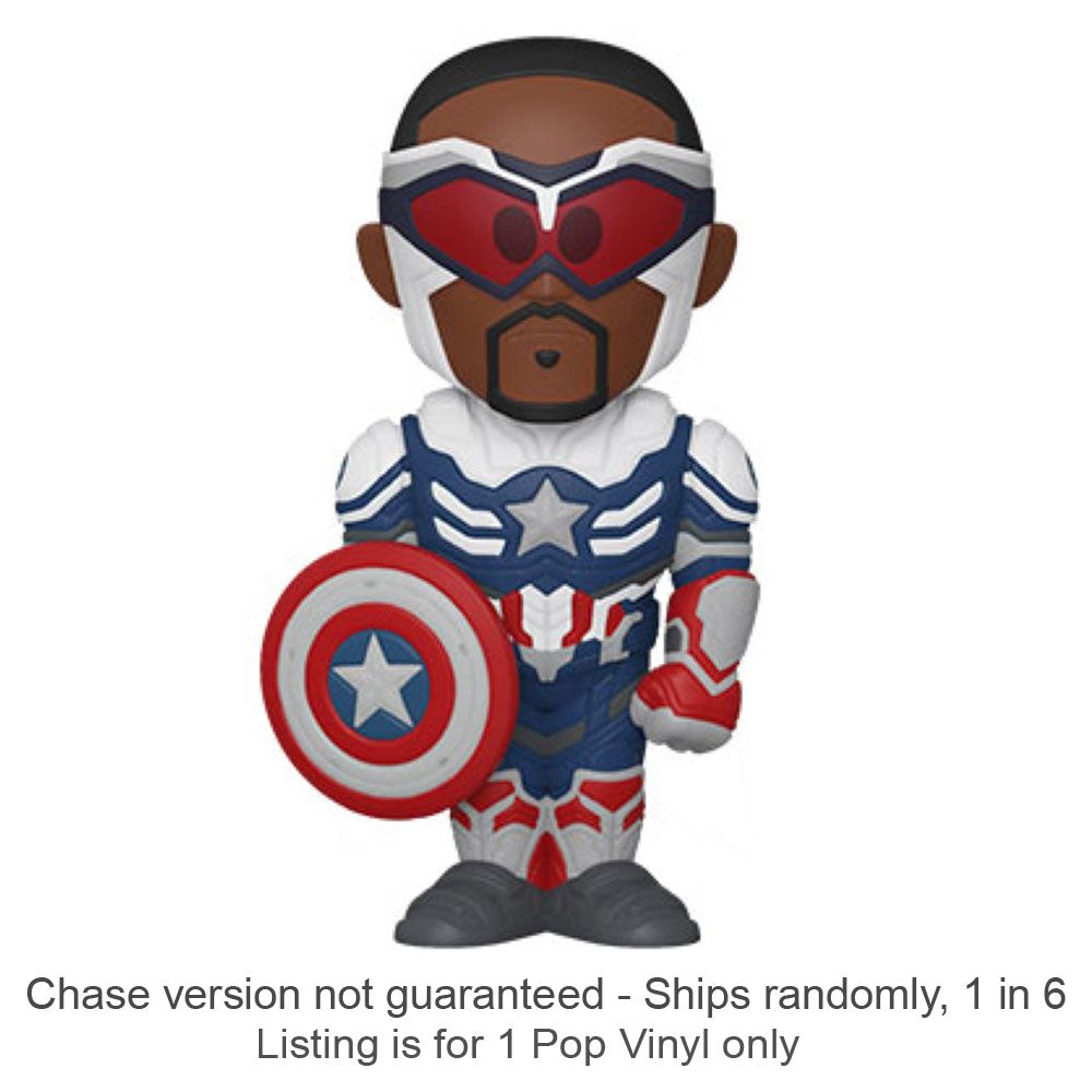 Captain America Vinyl Soda Chase Ships 1 in 6