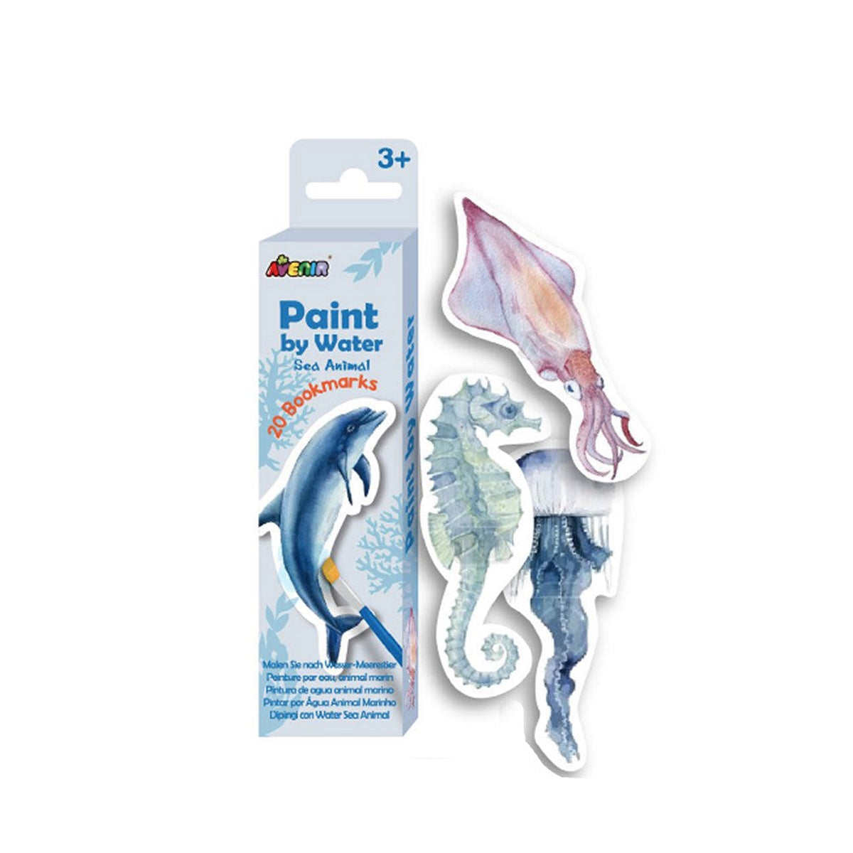 Avenir Paint by Water Bookmarks