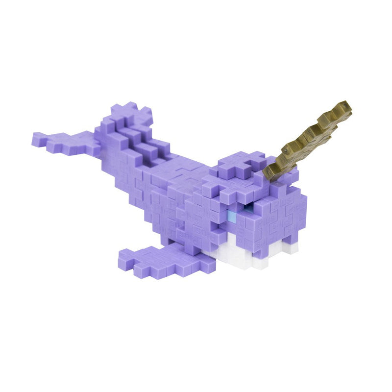Plus-Plus Narwhale Building Blocks Tube 100pcs